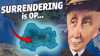 Surrendering makes France STRONGER  Hoi4 [upl. by Enidaj]