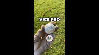 Quick Review of the Vice Pro Golf Ball [upl. by Aliuqehs345]