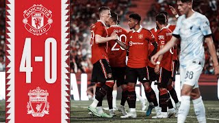 Ten Hags First Game In Charge 🔥  Man Utd 40 Liverpool  Highlights [upl. by Iny40]