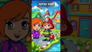 The Little Firefighter  Fun amp Brave Kids Poem  Firefighter Poem for Children rhymes [upl. by Fergus]