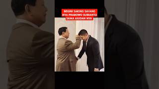 SAKING SAYANG NYA PRABOWO SAMA AJUDAN NYA shortsvideo prabowo ajudanprabowo [upl. by Assiralk]