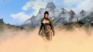 Skyrim Mods  3TD Fallen Angel Armor CBBE 3BA BHUNP [upl. by Dusa]