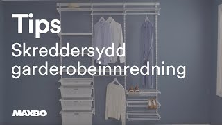 Skreddersydd garderobeinnredning fra Elfa [upl. by Beaston39]