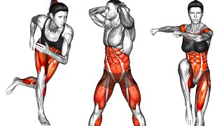 10 Easy Exercises To Burn Fat [upl. by Salaidh]