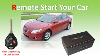 Startx Remote Start for Toyota Camry [upl. by Notsuj686]