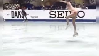 Daria UsachevaMoments of injury before NHK Trophy [upl. by Claudianus]