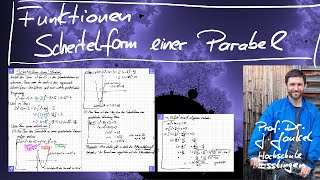 Funktionen  Teil 124  Scheitelform einer Parabel [upl. by Macintosh974]