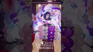 butterfly theme decor khoobsurat events [upl. by Felix]