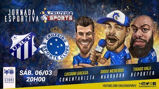 🔴 URT X CRUZEIRO  3ª RODADA CAMPEONATO MINEIRO  JORNADA ESPORTIVA CRUZEIRO SPORTS  AO VIVO [upl. by Llerrej]