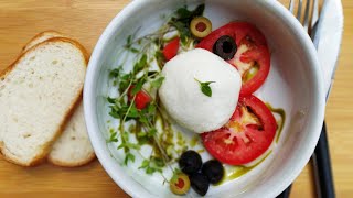 Quick amp Easy DIY Burrata Recipe [upl. by Eisteb]