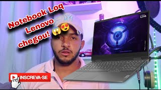 Chegou o Notebook LOQ Lenovo RTX2050  Unboxing [upl. by Airetak]