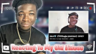 Reacting to my FIRST EVER Video On YouTube [upl. by Lubow]