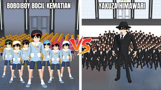 EXPERIMEN 100 BOBOIBOY KUASA BOCIL KEMATIAN VS 100 PASUKAN YAKUZA  SAKURA SCHOOL [upl. by Leslie430]