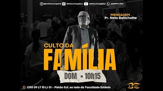 CULTO DA FAMÍLIA 20102024  10h15 [upl. by Stevenson]