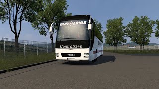 ETS 2 150 Man Lions Coach Eurolines EAA Map 3 [upl. by Senoj856]