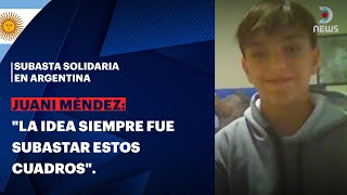 🇦🇷 Artista de 14 años subastará sus cuadros a beneficio del Hospital Pediátrico Garrahan  DNews [upl. by Eceertal663]