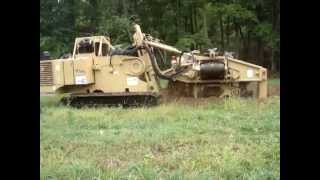 Tesmec 775DT Bucket Wheel Trencher at work [upl. by Adina]