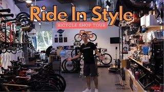 Bicycle Shop Tour at Ride In Style  Queensway Shopping Centre [upl. by Gregorio567]