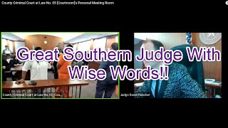 Great Southern Judge With Wise Words [upl. by Sesiom730]