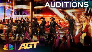 Legión Receives The GOLDEN BUZZER From Sofia Vergara  Auditions  AGT 2024 [upl. by Eillom667]