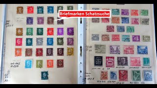 Briefmarken wertvoll Schatzsuche in einer Sammlung Briefmarken Deutsches Reich und Berlin [upl. by Ron]