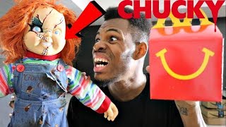 DO NOT ORDER THE CHUCKY HAPPY MEAL HE TRIED TO KILL ME OMG [upl. by Leonor21]