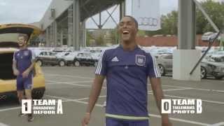 RSC Anderlecht takes on the Audi Challenge [upl. by Aerdna]