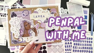 Decorate a Penpal Envelope With Me 💌🎀 [upl. by Elreath459]