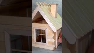 How to make Popsicle Stick House [upl. by Nisen]