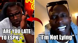 Shannon Sharpe amp Ocho HEATED ARGUMENT Being UNPROFESSIONAL Late for Nightcap [upl. by Eilyac494]