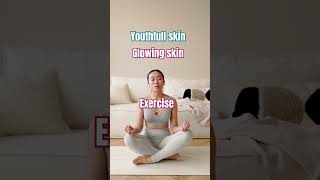 Best Excercise glowing skin ka सिक्रेटdaily routine trendingsong [upl. by Akinas790]