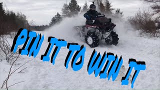 Watch Yamaha Grizzly 700 RIP the Snow [upl. by Pedrotti]