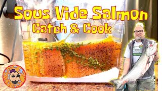 Sous Vide Salmon Catch and Cook [upl. by Bartosch]