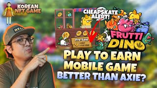 Frutti Dino Play to Earn NFT Game Php 2500 per token  New NFT game better than Axie ENGLISH SUB [upl. by Hisbe652]