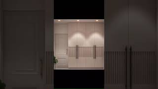 Trending wardrobe designs  Fluted wardrobe door designs wardrobe interiordesign shorts [upl. by Ernestine]