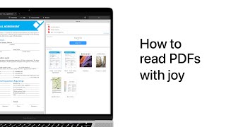 How to read PDFs on Mac bookmarks navigation Split View [upl. by Nilerual]