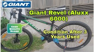 Giant Revel Aluxx 6000 Check Condition After 3 Years Used MotoBykePh [upl. by Thurnau]