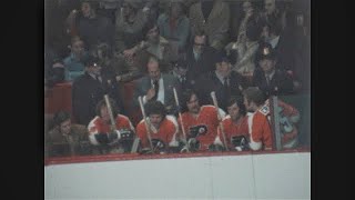 1974 Flyers vs Habs Schultz knocks out Van Boxmeer [upl. by Ayvid56]