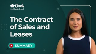 NY 77Hour PreLicensing Course Summary  CHAPTER 4 The Contract of Sales and Leases [upl. by Magna857]