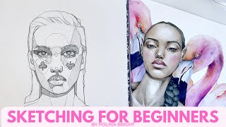 Sketching for beginners by Polina Bright [upl. by Gwenora970]