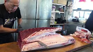 Taiwans Astonishing Bluefin Tuna Cutting Master [upl. by Eenwat]