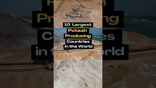 10 Largest Potash Producing Countries in the World  shorts yt potash phosphatemining smelting [upl. by Derian552]