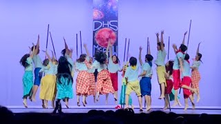 Dulles Tinikling  Dulles High School Multicultural Show 2024 [upl. by Harima]