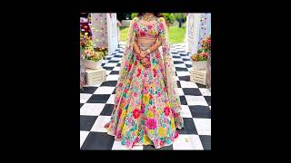 Party wear Lehenga  multi colour lehenga [upl. by Nahk273]