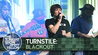 Turnstile BLACKOUT  The Tonight Show Starring Jimmy Fallon [upl. by Giverin]