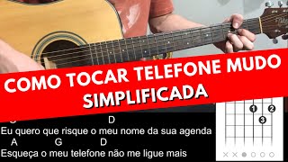 Como Tocar Telefone Mudo SIMPLIFICADA [upl. by Anah]