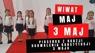 Wiwat Maj Trzeci Maj  Smykofonika M Hernik  piosenka dla dzieci na 3go Maja  fragment [upl. by Odilia]