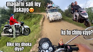 Bullet ride to mamaghar😍 bato last naramro😭 [upl. by Yasdnil]