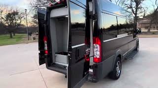 9 Passenger Diesel Ram Promaster Hightop Conversion Van 14890 Miles [upl. by Patnode]