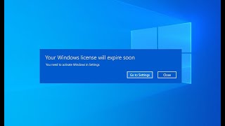 Windows licence will expire soon 2024 [upl. by Cristy]